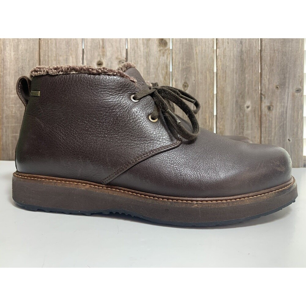 Samuel Hubbard Winter's Day Waterproof Espresso Brown Boots Mens Shoe Size 10.5